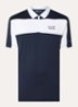 Regular fit polo met logo - Donkerblauw