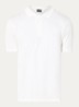 Regular fit polo met logo - Gebroken wit