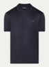 Regular fit polo met logo - Donkerblauw