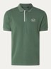 Regular fit polo met logoprint - Groen