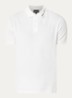 Regular fit polo met stretch - Wit
