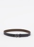 Riem van leer - Donkerbruin