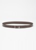 Riem van leer - Donkerbruin