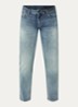 Slim fit jeans met medium wassing - Indigo