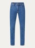 Slim fit jeans met medium wassing - Indigo