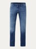 Slim fit jeans met steekzakken - Indigo