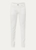 Slim fit jeans met steekzakken - Wit