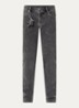 Slim fit jeans met steekzakken - Grijsmele