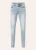 Slim fit jeans met steekzakken - Lichtblauw