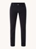 Slim fit jeans met stretch en gekleurde wassing - Donkerblauw