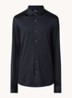 Slim fit overhemd in lyocellblend - Donkerblauw