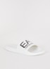 Slipper met logo - Wit