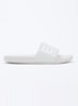 Slipper met logo - Lichtgrijs