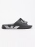 Slipper met logo - Zwart