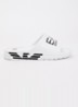 Slipper met logo - Wit