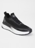 Sneaker met gebreid bovenwerk - Zwart