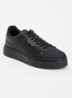 Sneaker met logo - Zwart