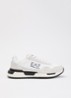 Sneaker suède details en logo - Gebroken wit