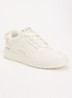 Sneaker van leer met logo - Wit