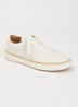 Sneaker van leer - Gebroken wit