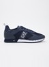 Sneaker van mesh met logo - Donkerblauw