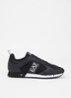 Sneaker van mesh met logo - Zwart