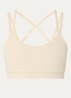 Sport bh met light support - Vanillegeel
