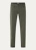 Straight fit broek met steekzakken - Groen