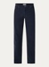 Straight fit chino van corduroy - Donkerblauw