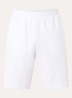 Straight fit korte broek met logo - Wit