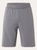 Straight fit korte broek met logo - Creme