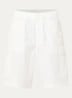 Straight fit korte broek met steekzakken - Wit