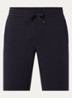 Straight fit korte joggingbroek met steekzakken - Donkerblauw
