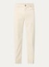 Straight leg jeans met steekzakken - Creme