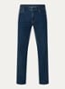 Straight leg jeans met steekzakken - Kobaltblauw