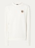 Sweater met logo - Gebroken wit