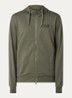 Sweatvest met logo - Legergroen