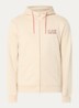 Sweatvest met logoprint - Beige