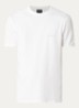 T-shirt met 3D logo - Gebroken wit