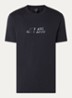 T-shirt met 3D logoprint - Donkerblauw