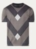 T-shirt met grafische print - Middengrijs