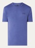 T-shirt met logo- en backprint - Blauw