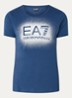 T-shirt met logo en lurex - Blauw