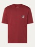 T-shirt met logo - Donkerrood