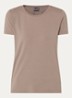 T-shirt met logo - Lichtbruin