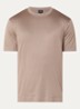 T-shirt met logo - Lichtbruin