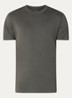 T-shirt met logoband - Olijfgroen