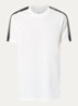T-shirt met logoband - Gebroken wit