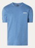 T-shirt met logoband - Blauwgrijs