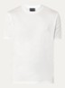 T-shirt met logoborduring - Gebroken wit